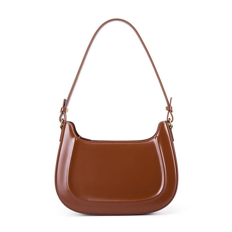 Women's Genuine Leather Vintage Saddle Crossbody Bag
