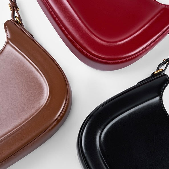 Women's Genuine Leather Vintage Saddle Crossbody Bag