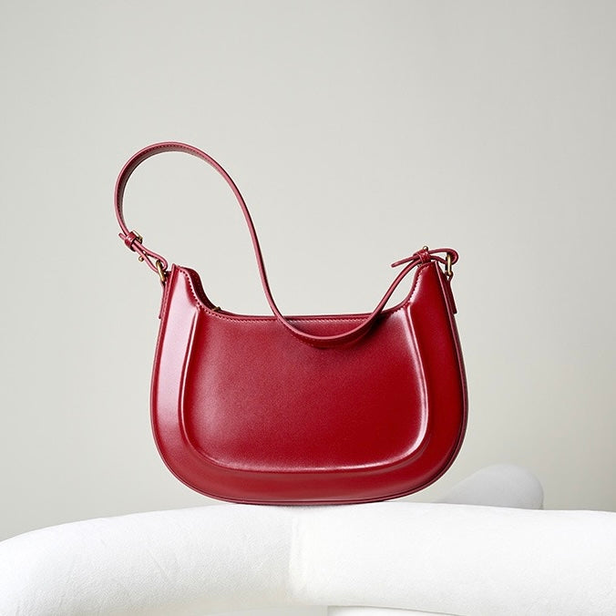 Women's Genuine Leather Vintage Saddle Crossbody Bag