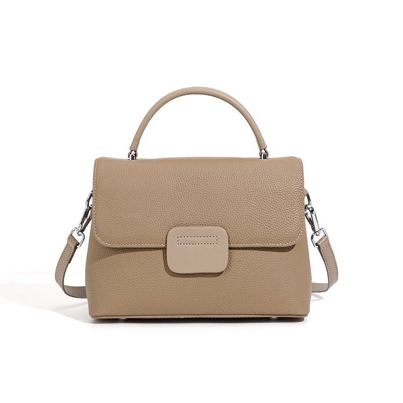 Women's Genuine Leather Envelope Flap Crossbody Handbag