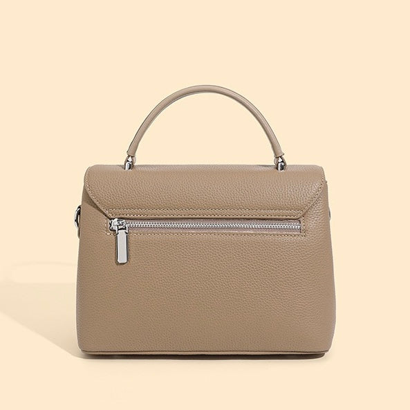 Women's Genuine Leather Envelope Flap Crossbody Handbag