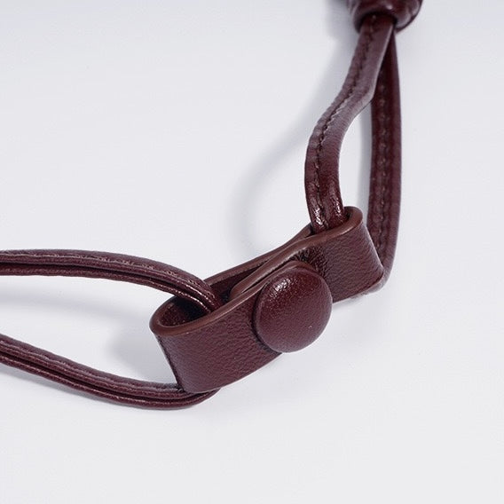 Women's Genuine Sheepskin Woven Cloud Crossbody Bag