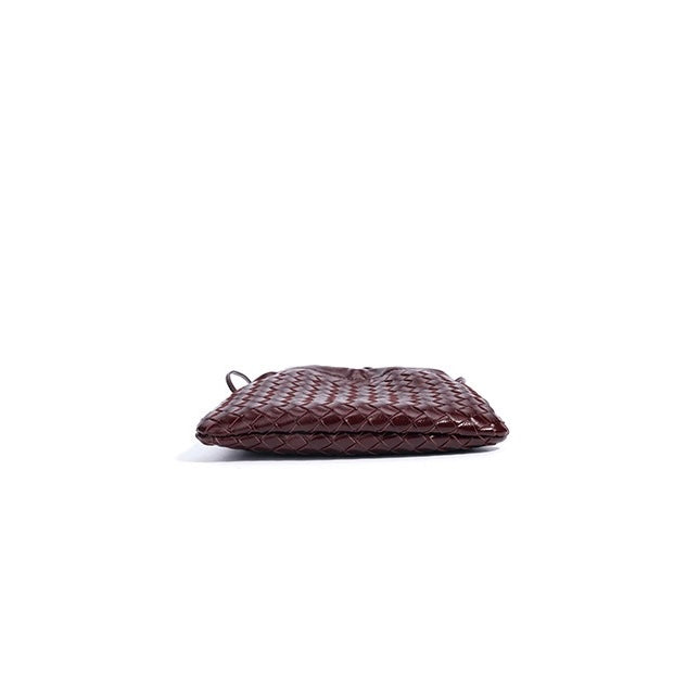 Women's Genuine Sheepskin Woven Cloud Crossbody Bag