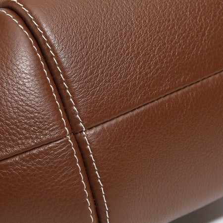Women's Genuine Leather Crescent Shoulder Crossbody Bag