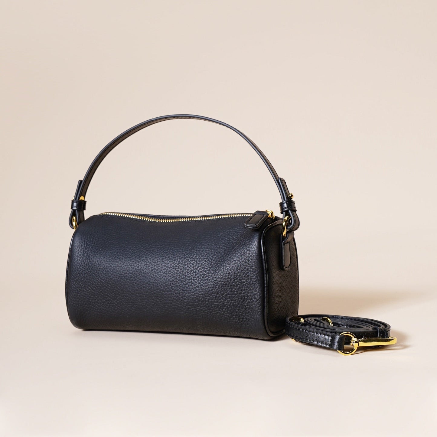 Women's Genuine Leather Quilted Crossbody Clutch Bag with Chain Strap