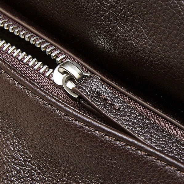 Women's Full-Grain Cowhide Flap Satchel with Dual Carry