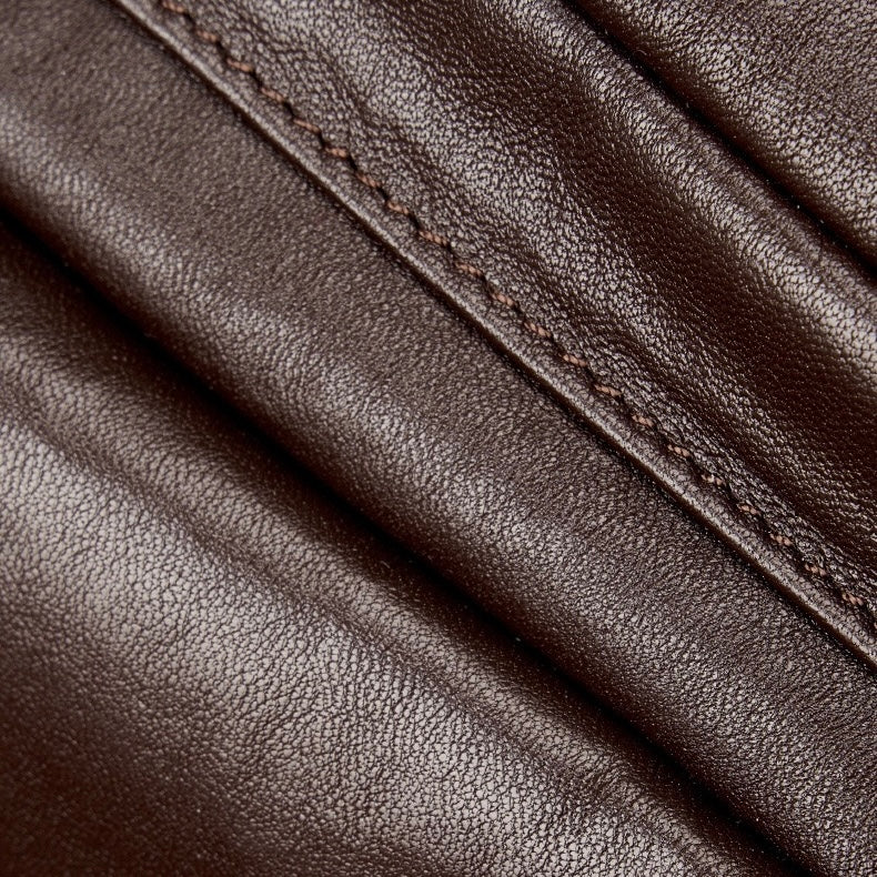 Women's Genuine Leather Large Capacity Backpack with Multiple Pockets
