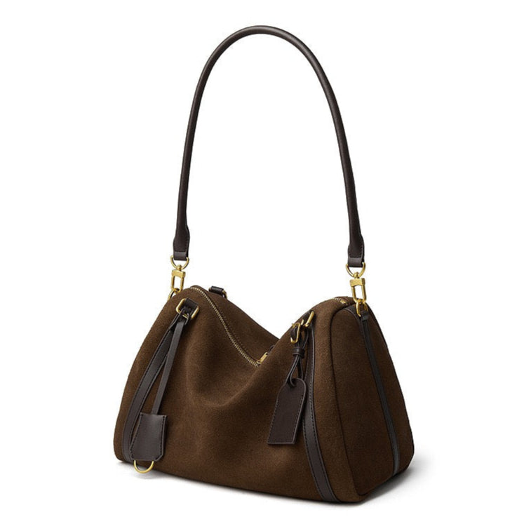 Women's Genuine Leather Large Pillow Shoulder Bag