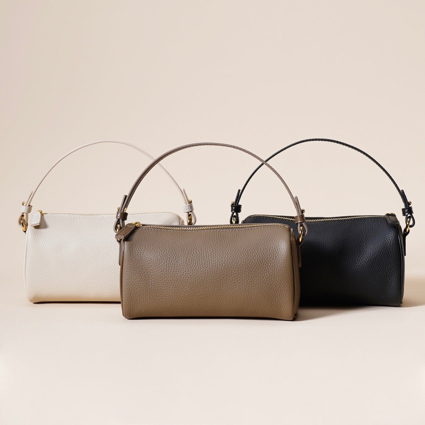 Women's Genuine Leather Quilted Crossbody Clutch Bag with Chain Strap