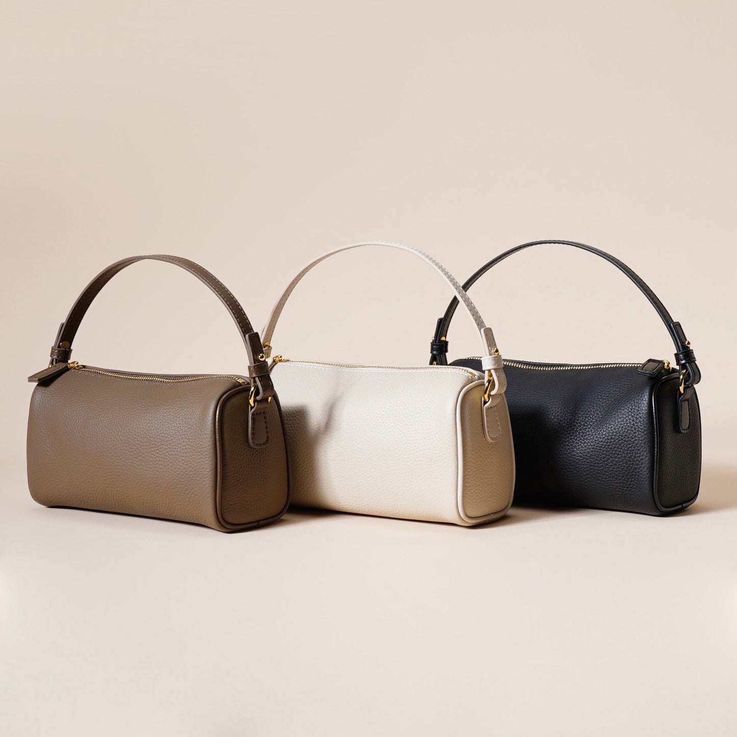 Women's Genuine Leather Quilted Crossbody Clutch Bag with Chain Strap