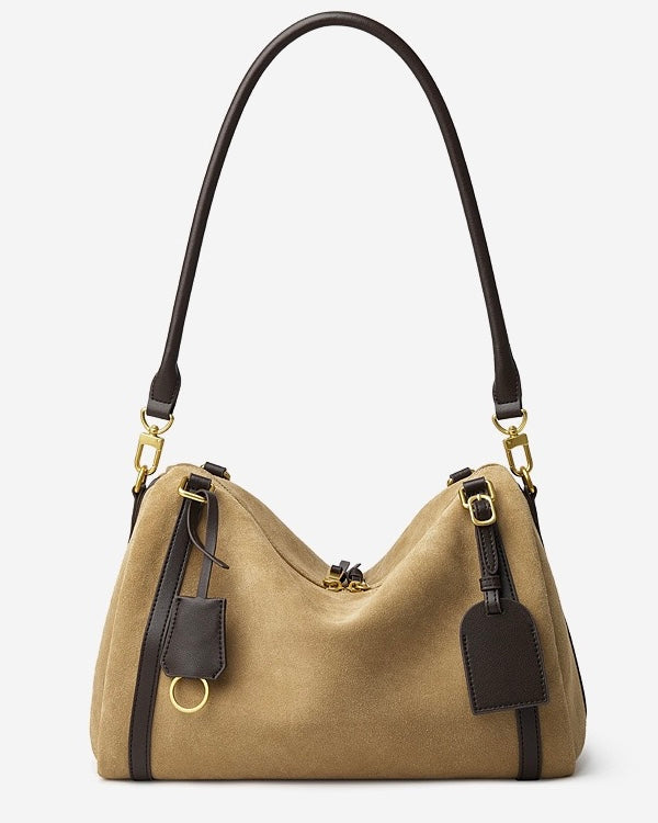 Women's Genuine Leather Large Pillow Shoulder Bag