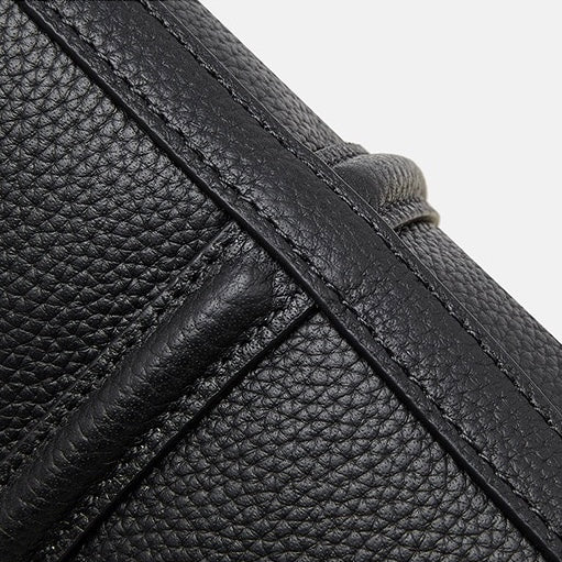 Women's Genuine Leather Commuter Tote Bag with Inner Pouch