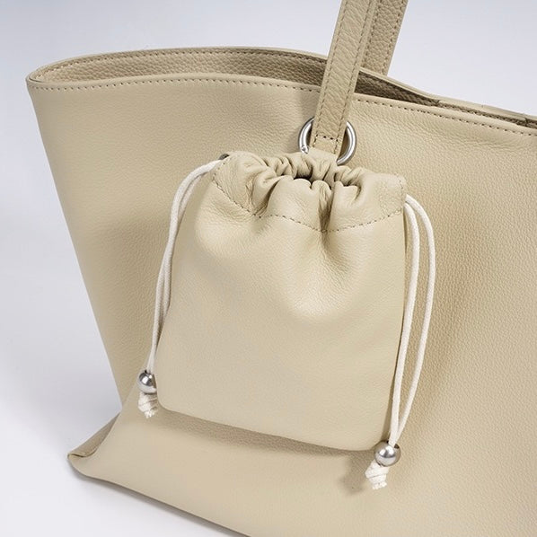 Women's Genuine Leather Large Tote Bag with Multiple Compartments