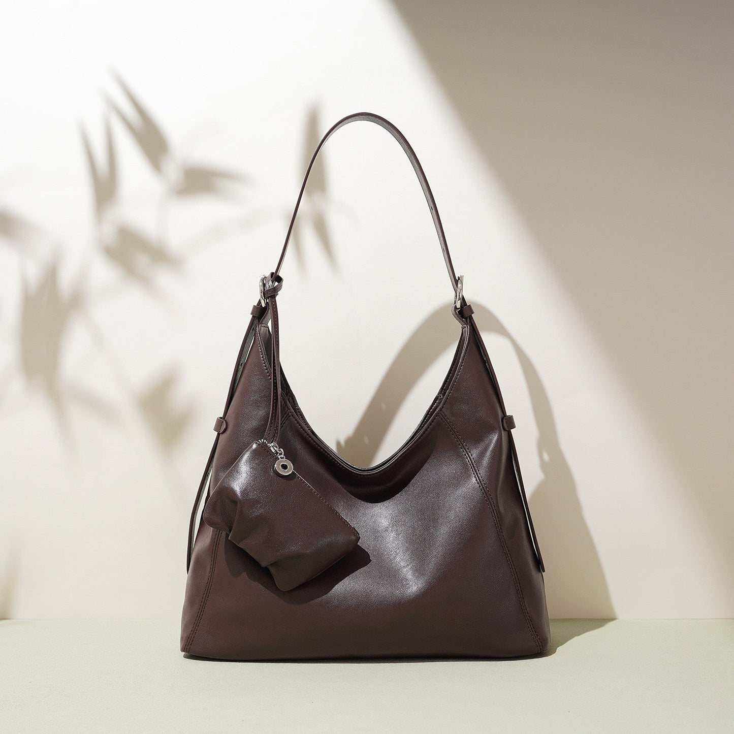 Women's Genuine Leather Large Slouchy Shoulder Tote Bag