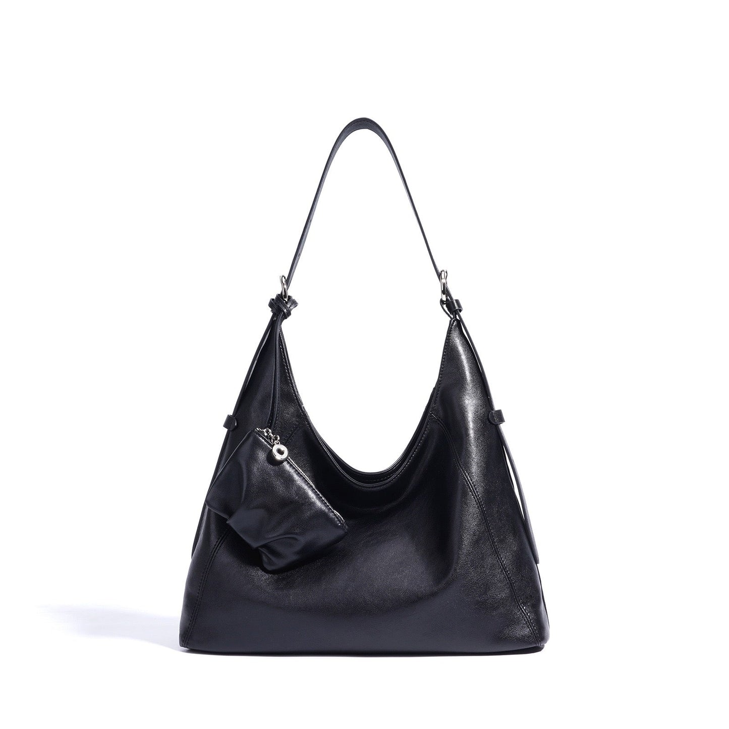 Women's Genuine Leather Large Slouchy Shoulder Tote Bag