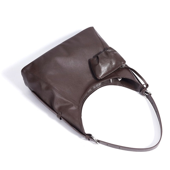 Women's Genuine Leather Large Slouchy Shoulder Tote Bag