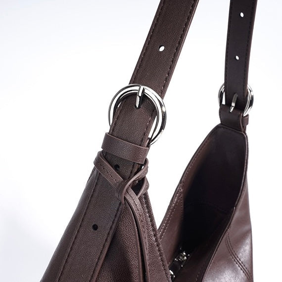 Women's Genuine Leather Large Slouchy Shoulder Tote Bag
