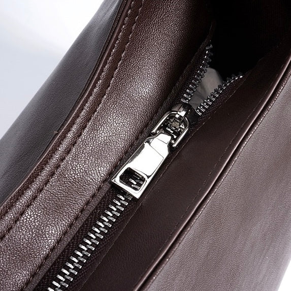 Women's Genuine Leather Large Slouchy Shoulder Tote Bag