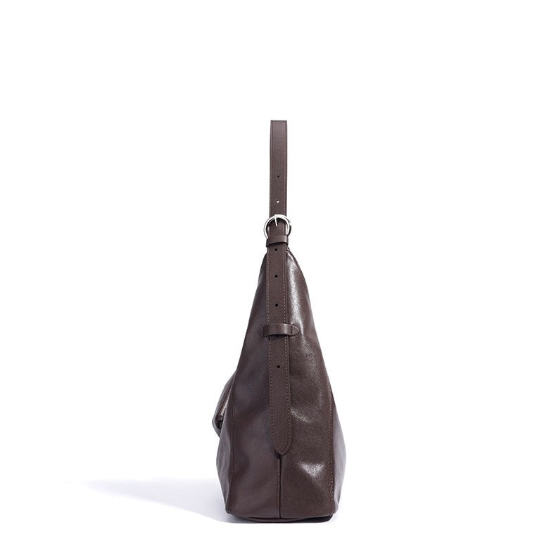 Women's Genuine Leather Large Slouchy Shoulder Tote Bag