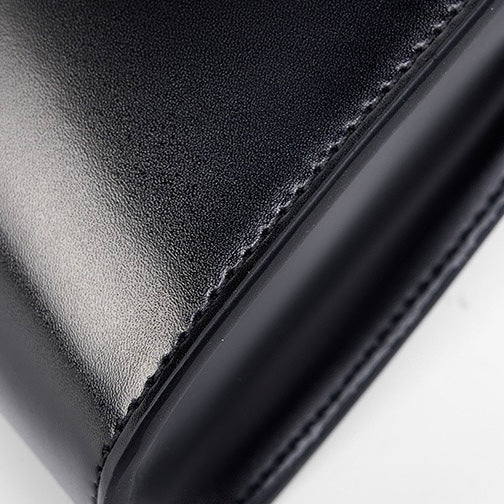 Women's Genuine Leather Underarm Baguette Shoulder Bag