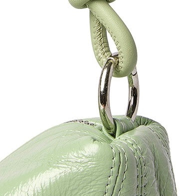 Women's Genuine Leather Dumpling Saddle Shoulder Crossbody Bag