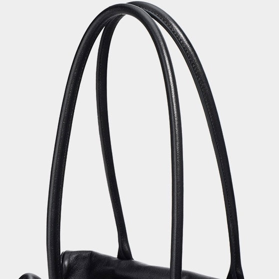 Women's Genuine Leather Triangle Barrel Shoulder Bag