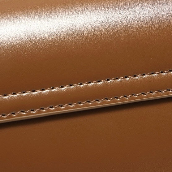 Women's Genuine Leather Baguette Shoulder Crossbody Bag
