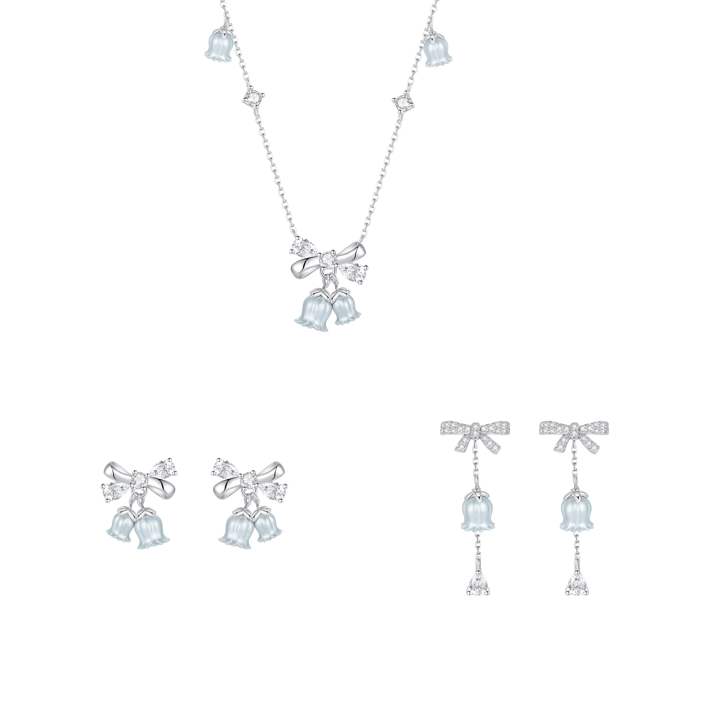 925 Sterling Silver Lily Bell Jewelry Set – Lily Bells