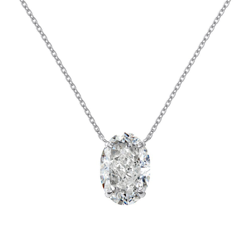 S925 Sterling Silver Perfume Bottle Necklace – Crystal Dewdrop with 8A CZ