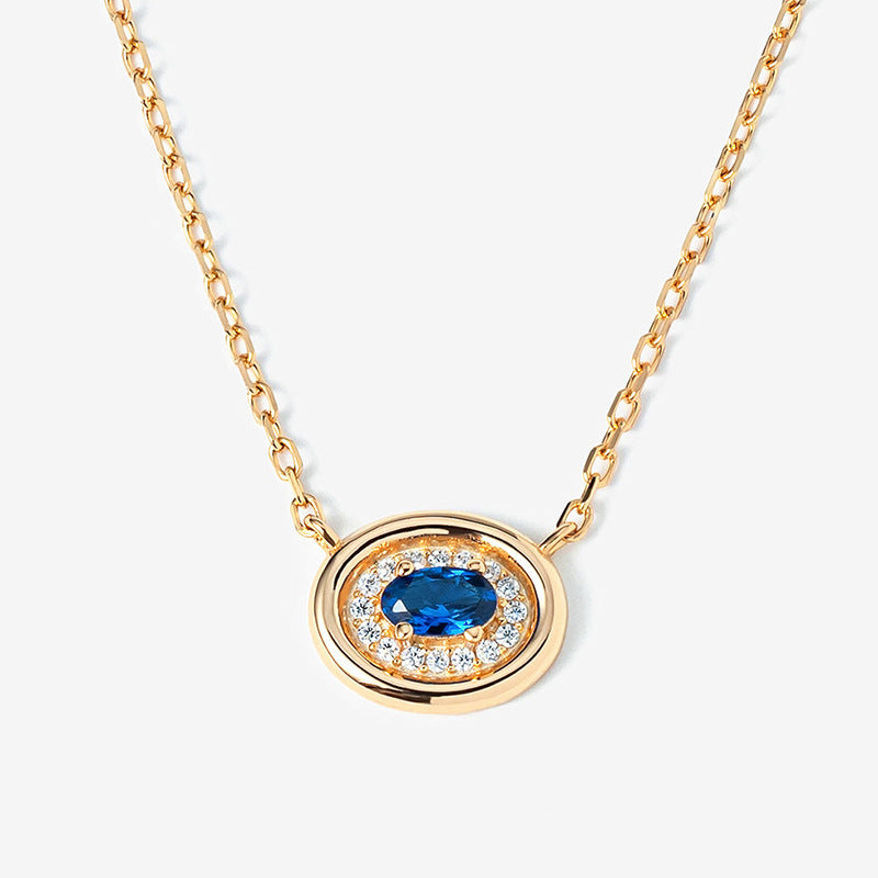 “Sweet Drop” S925 Sterling Silver Heart & Teardrop Necklace