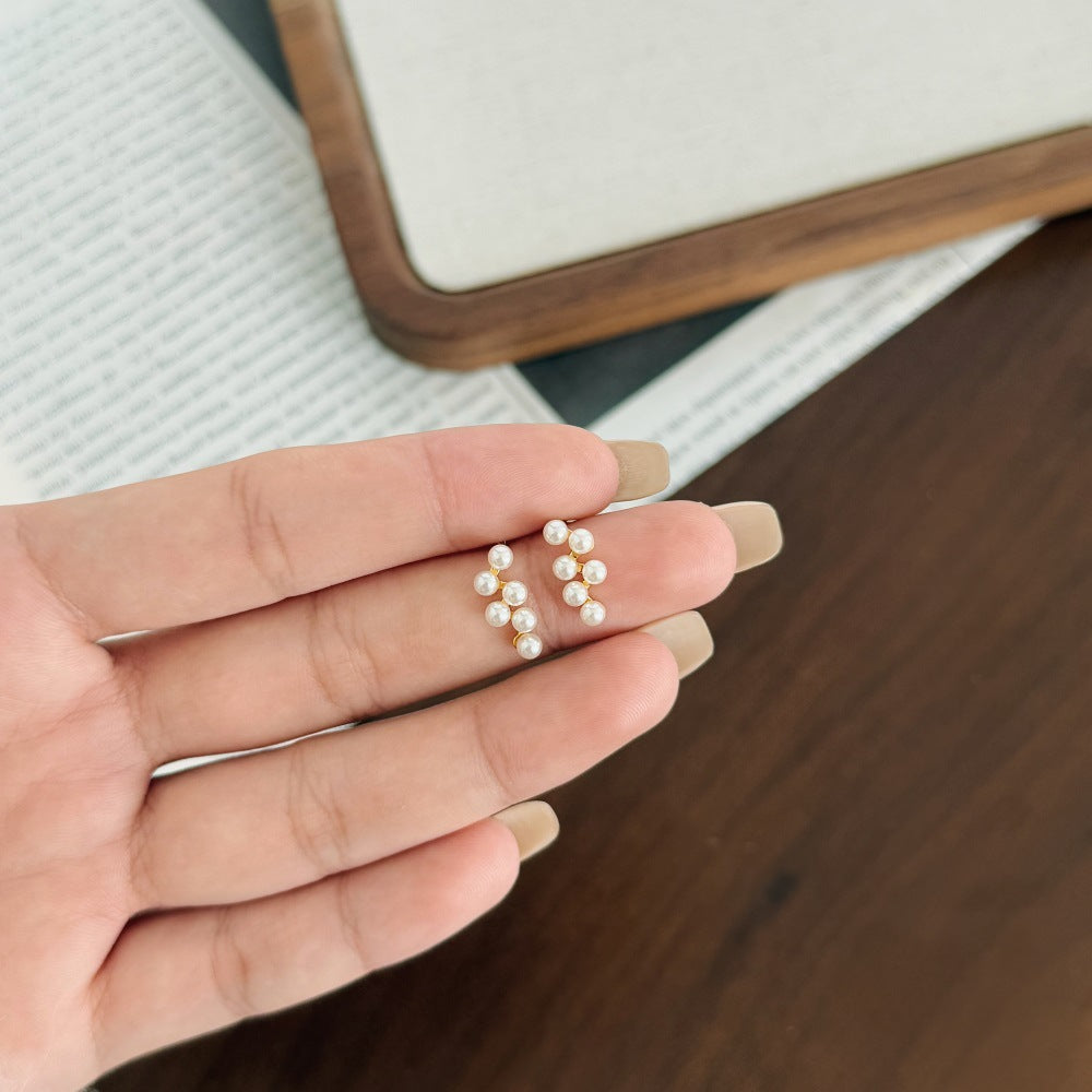 925 Sterling Silver Grape Pearl Stud Earrings – Pearl Vine