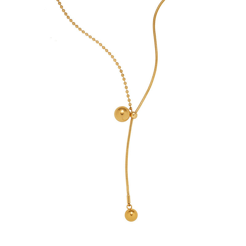 “Wave Eclat” S925 Sterling Silver Irregular Wave Zircon Necklace
