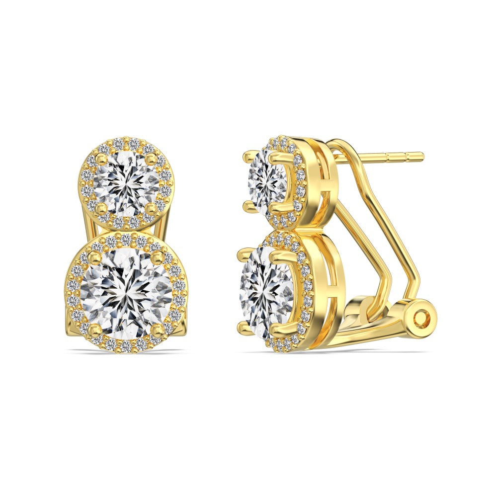 “Petal Dew” S925 Sterling Silver Floral Jewelry Set with Teardrop Accents