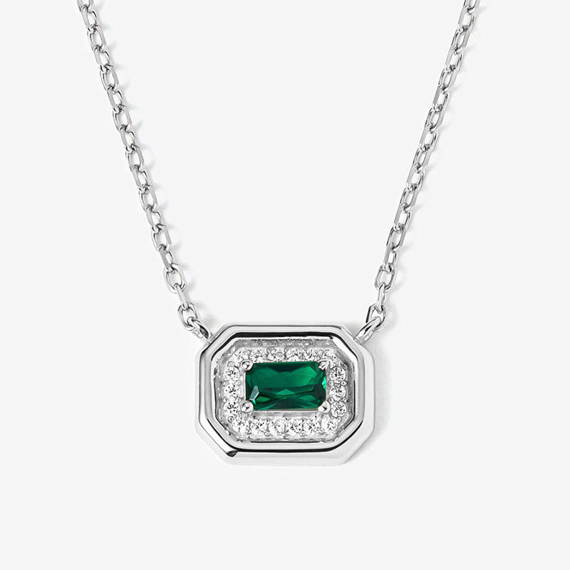 “Sweet Drop” S925 Sterling Silver Heart & Teardrop Necklace