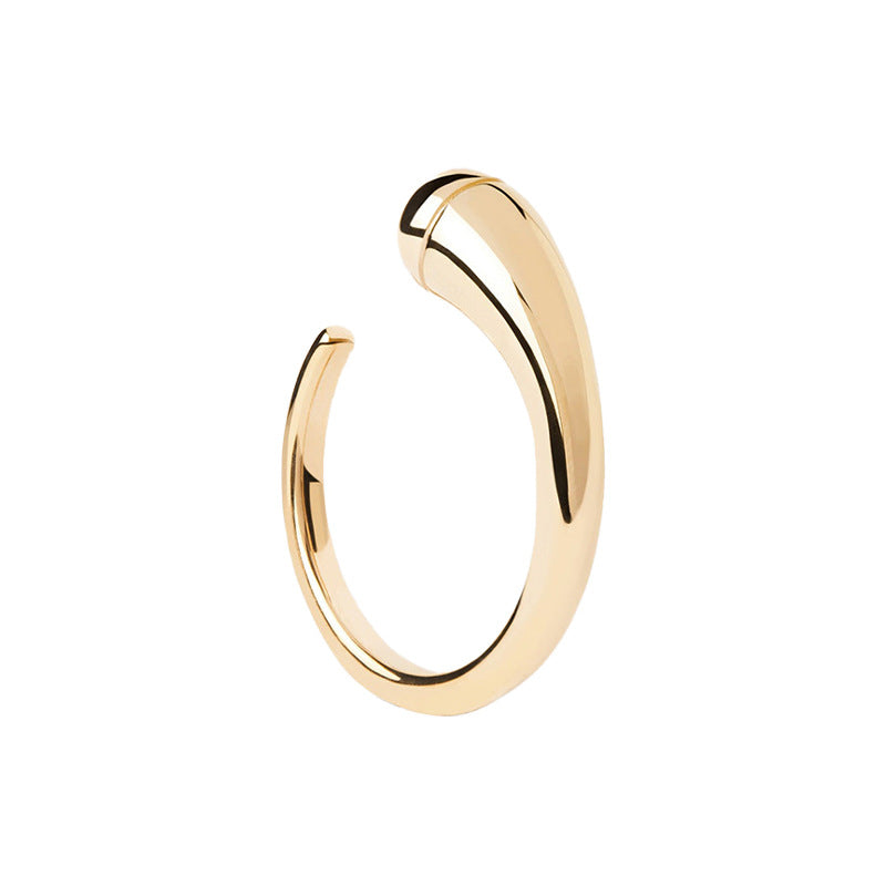“Endless Circle” S925 Sterling Silver Open Adjustable Minimalist Ring