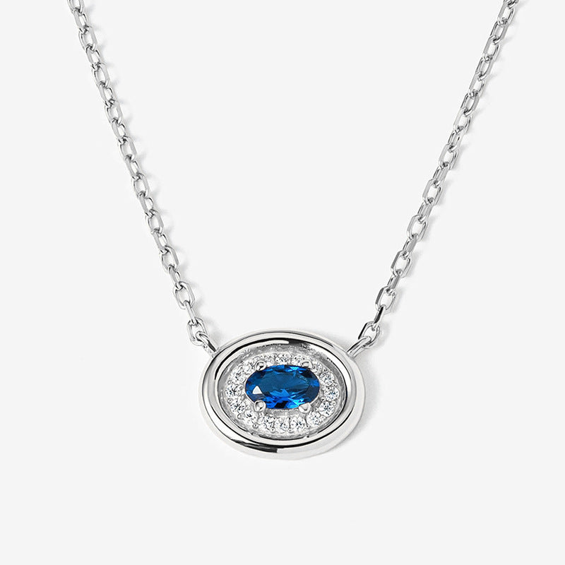 “Sweet Drop” S925 Sterling Silver Heart & Teardrop Necklace