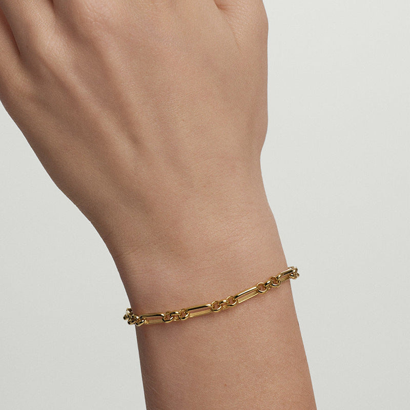 “Pinline” S925 Sterling Silver Minimalist Pin Bracelet