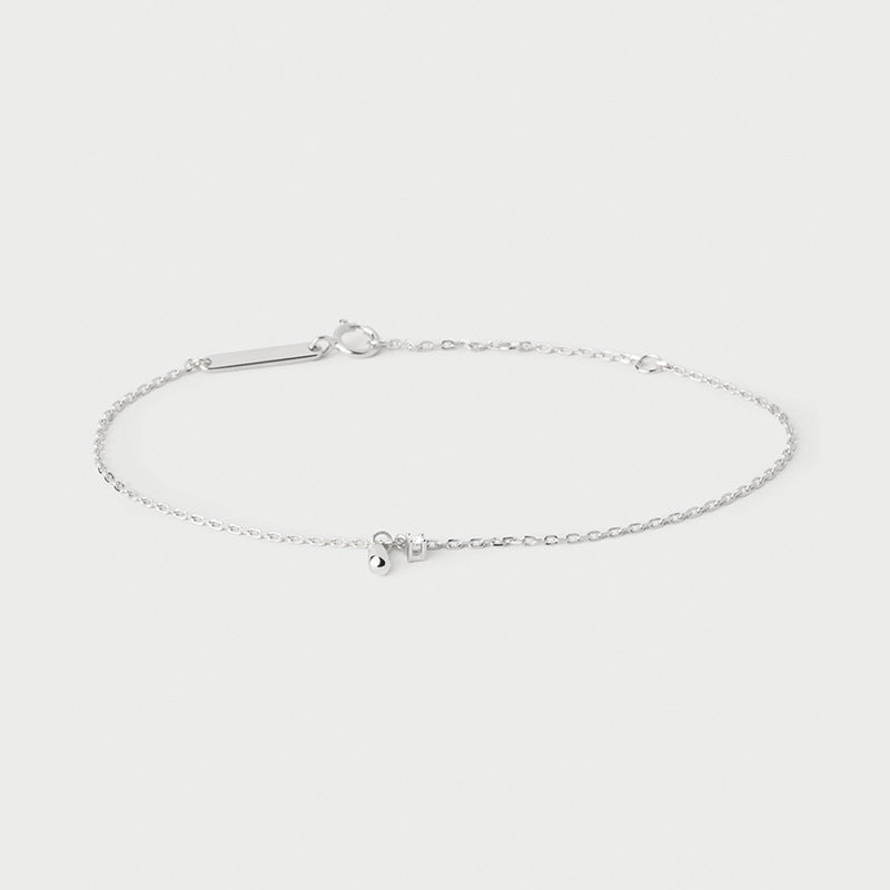 “Sphere Muse” S925 Sterling Silver Minimalist Ball Bracelet