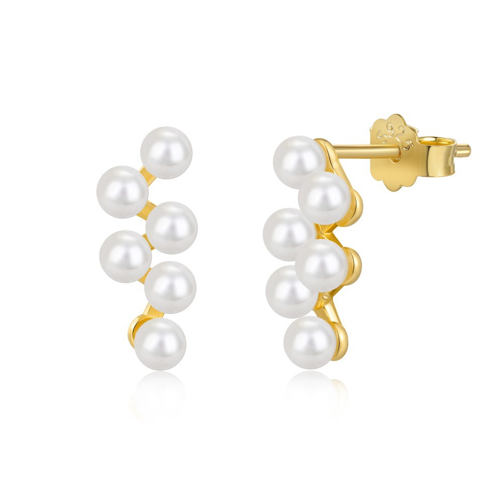 925 Sterling Silver Grape Pearl Stud Earrings – Pearl Vine