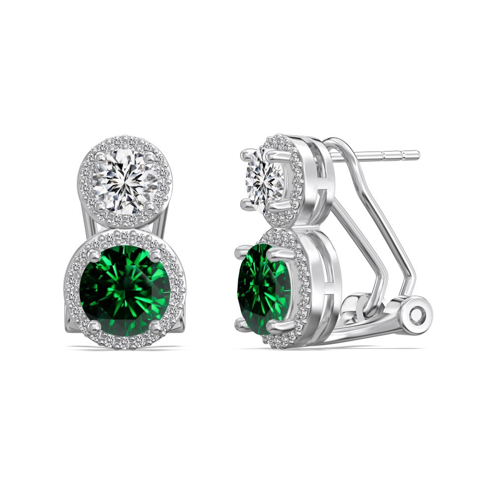 “Petal Dew” S925 Sterling Silver Floral Jewelry Set with Teardrop Accents