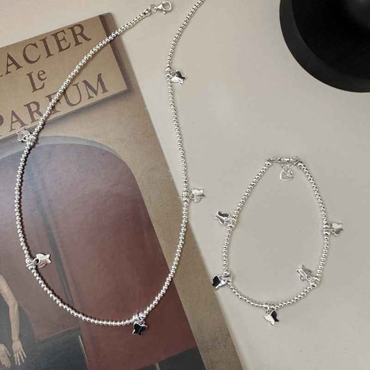 925 Sterling Silver Butterfly Necklace and Bracelet Set – Butterfly Muse