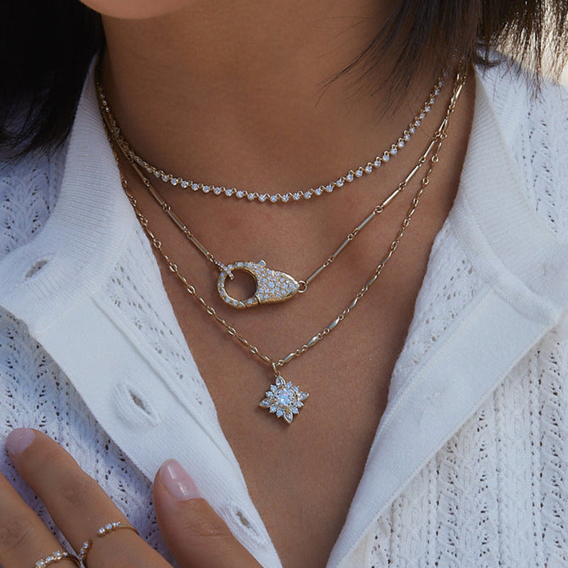 “Stellar Muse” S925 Sterling Silver Vintage Star Pendant Necklace