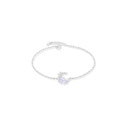 Moon Sakura S925 Silver Cherry Blossom Moon Jewelry Set