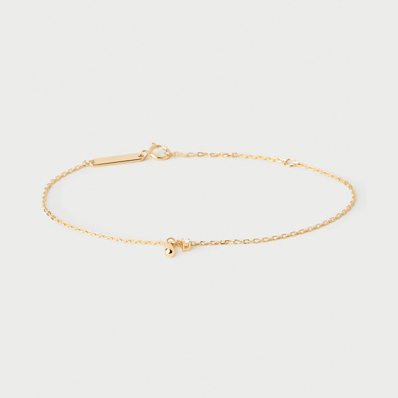 “Sphere Muse” S925 Sterling Silver Minimalist Ball Bracelet