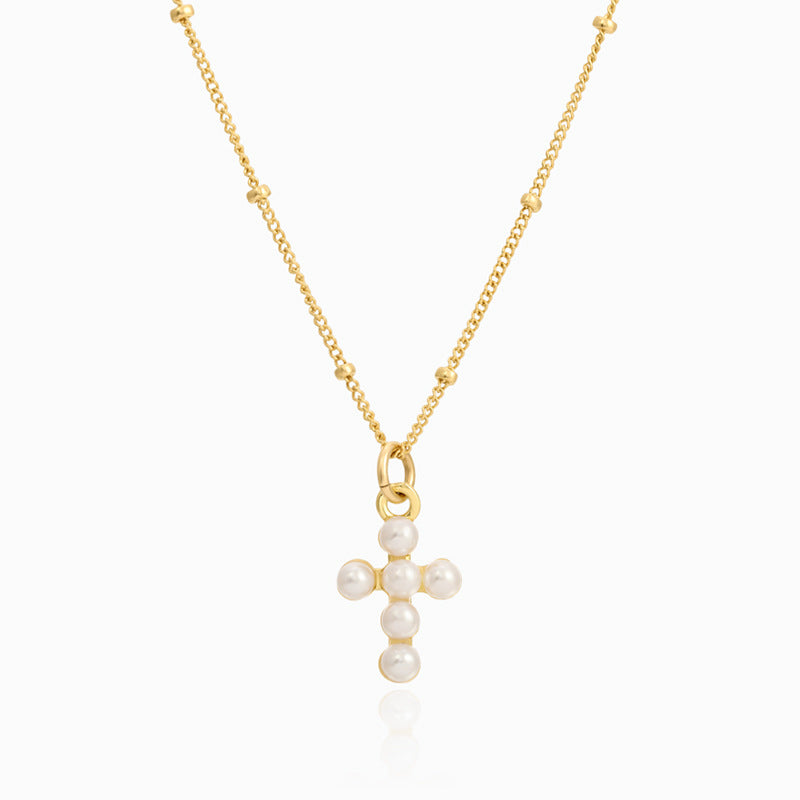 “Crossform” S925 Sterling Silver Minimalist Cross Necklace