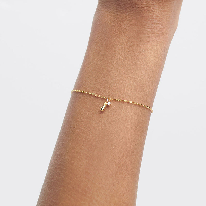 “Sphere Muse” S925 Sterling Silver Minimalist Ball Bracelet