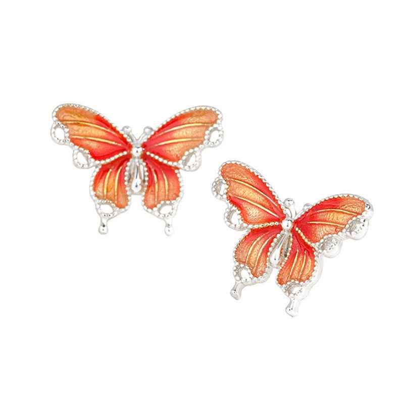 Butterfly Reverie Enamel Butterfly Jewelry Set in S925 Sterling Silver