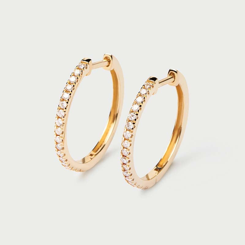 “Halo Minimal” S925 Sterling Silver Geometric Hoop Earrings