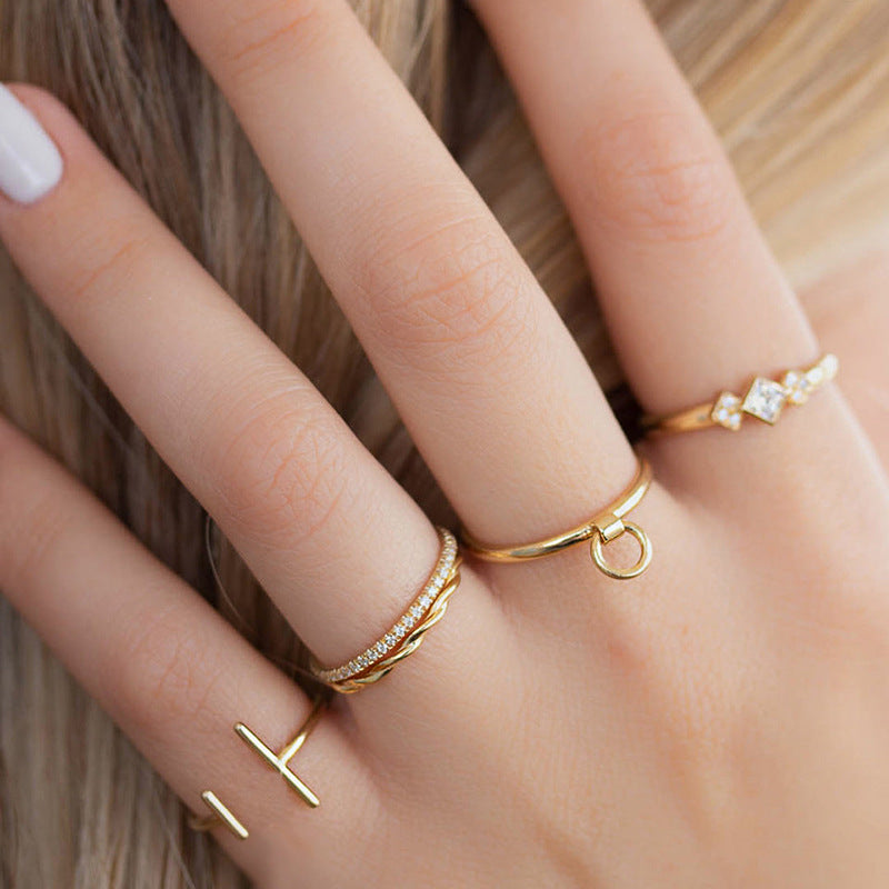 “Circle Flow” S925 Sterling Silver Open Adjustable Minimalist Ring