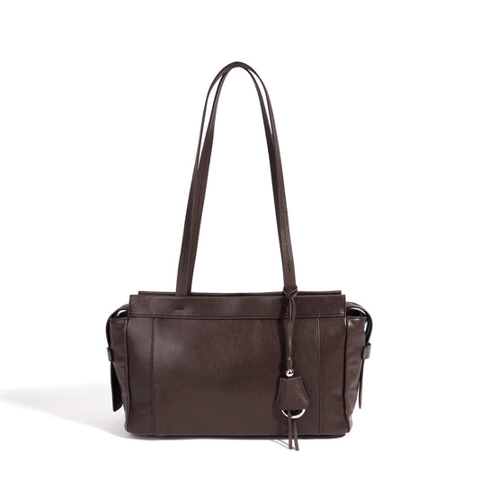 Women's Soft Cowhide Leather Shoulder Clutch Bag